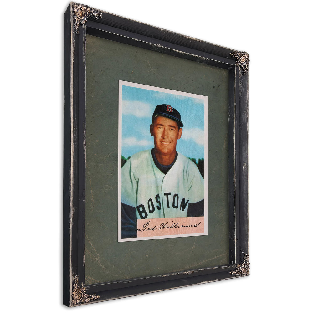 Ted Williams 1954 Bowman 4ac45 — Ebony Framed Canvas Print | Bella Frye