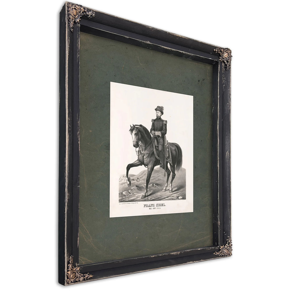 Franz Sigel 19th Century — Ebony Framed Canvas Print | Bella Frye