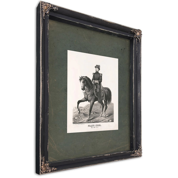 Franz Sigel 19th Century — Ebony Framed Canvas Print | Bella Frye