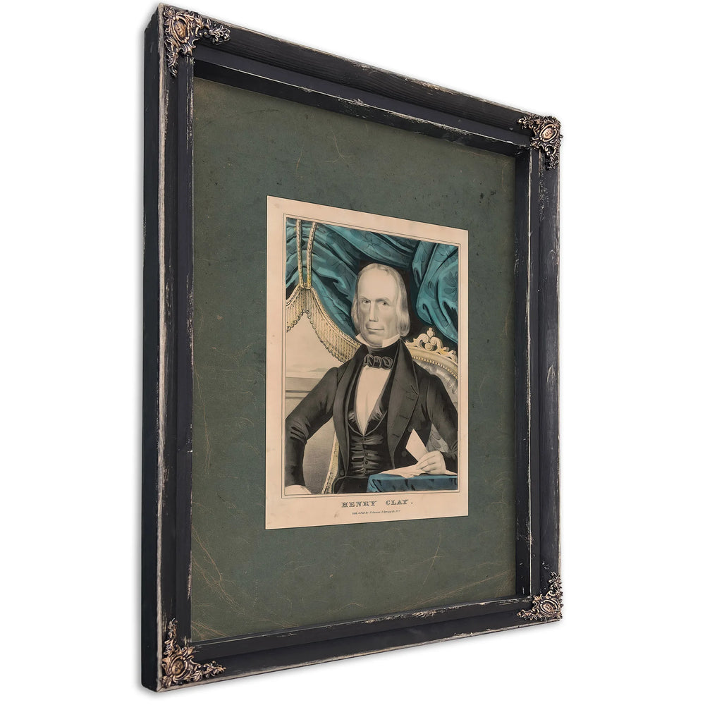 Henry Clay 1835 1856 — Ebony Framed Canvas Print | Bella Frye