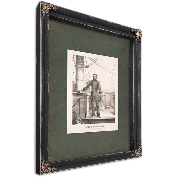 Louis Malesherbes Goldsborough 19th Century — Ebony Framed Canvas Print | Bella Frye