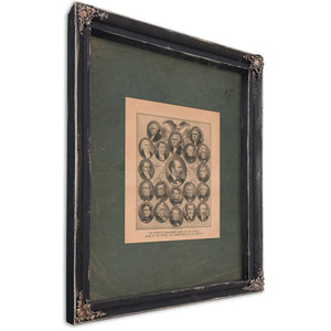 Presidential Inauguration 1881 1881 — Ebony Framed Canvas Print | Bella Frye