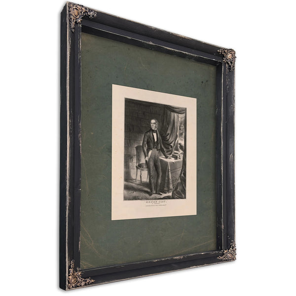 Henry Clay of Kentucky 1842 — Ebony Framed Canvas Print | Bella Frye