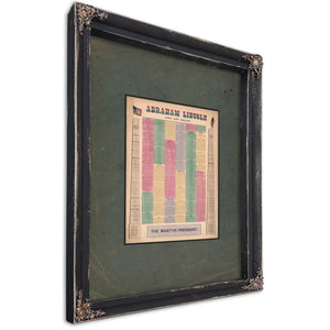 Abraham Lincoln the Martyr President 1865 — Ebony Framed Canvas Print | Bella Frye
