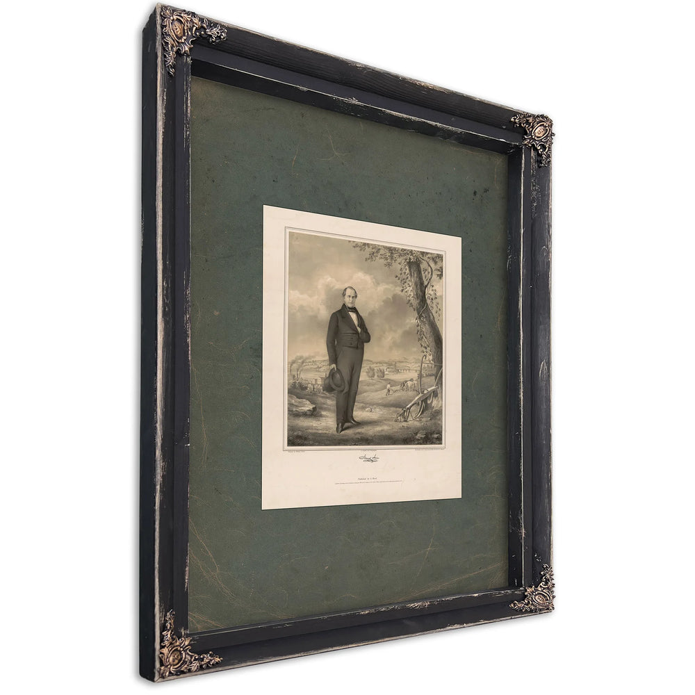 James Irvin 1847 — Ebony Framed Canvas Print | Bella Frye