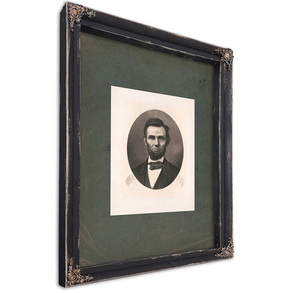 Abraham Lincoln 1894 — Ebony Framed Canvas Print | Bella Frye