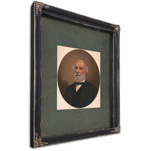 Robert E Lee 1865 187 1 — Ebony Framed Canvas Print | Bella Frye