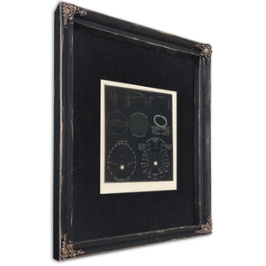 Kepler's Celestial Mechanics Laws of Planetary Motion Diagram — Ebony Framed Canvas Print | Bella Frye