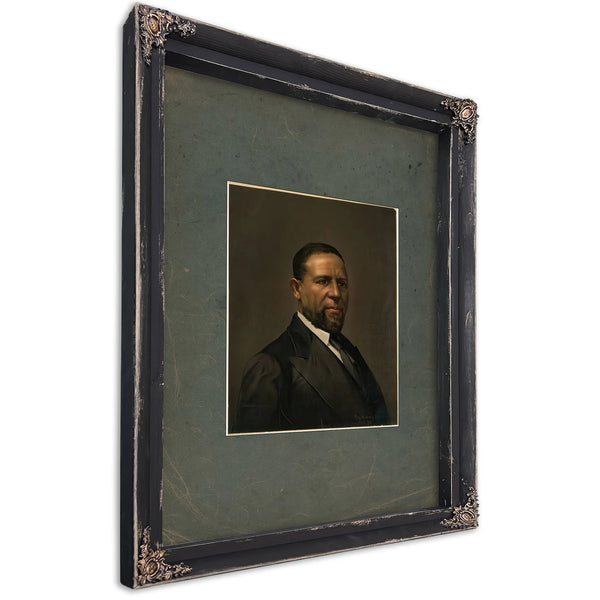 Honorable Hiram Rhodes Revels Ca 18611897 — Ebony Framed Canvas Print | Bella Frye