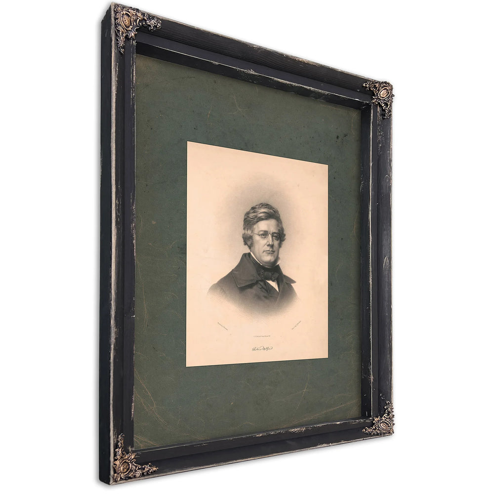 Robert Montgomery Bird 19th Century — Ebony Framed Canvas Print | Bella Frye