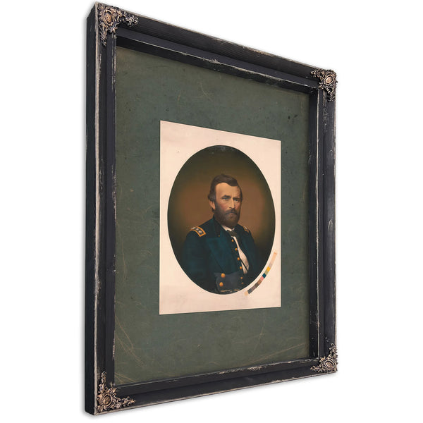 General Ulysses S Grant 1865 187 — Ebony Framed Canvas Print | Bella Frye
