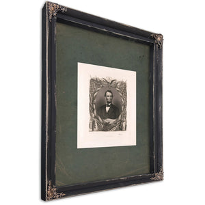 Abraham Lincoln 19th Century 4 — Ebony Framed Canvas Print | Bella Frye