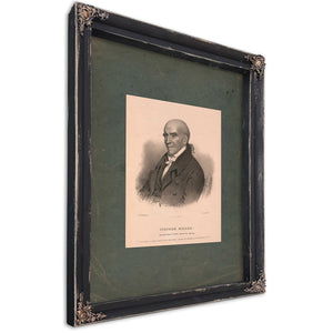 Stephen Girard 1832 — Ebony Framed Canvas Print | Bella Frye