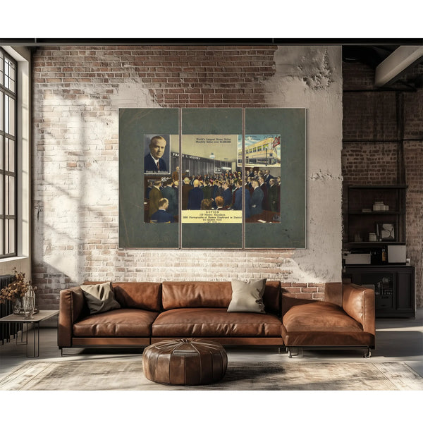 Frank L Mcguire World's Largest Home Seller Monthly Sales Over $1000000 — vintage wall art by Bella Frye