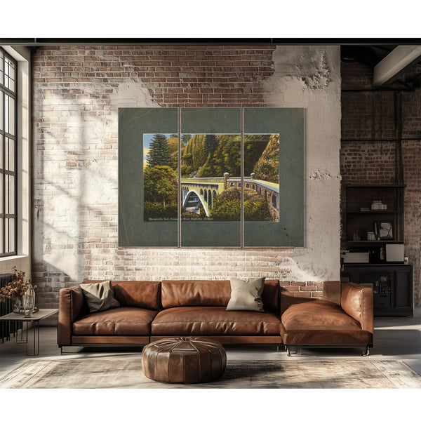 Shepperd's Dell Columbia River Highway Oregon'1 — vintage wall art by Bella Frye