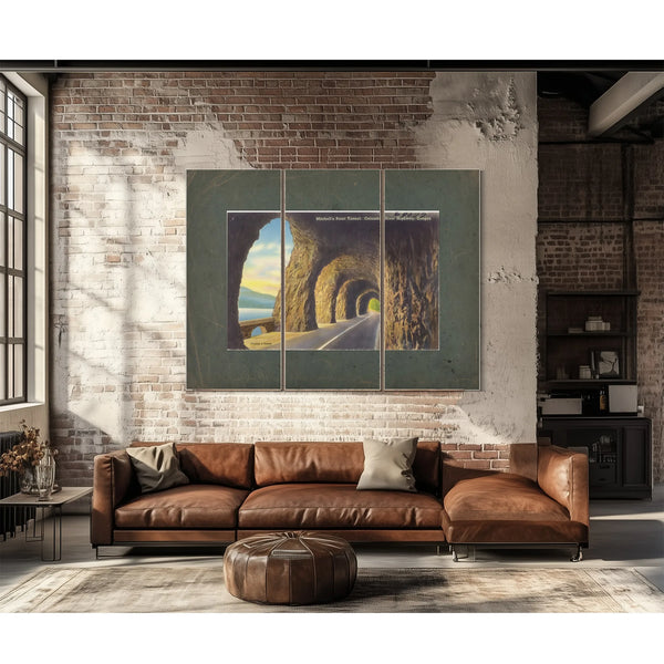 Mitchell's Point Tunnel Columbia River Highway Oregon — vintage wall art by Bella Frye
