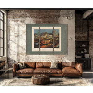 The Splendid Naval Triumph on the Mississippi April 24th 1862 Destruction of — Framed Wall Art Room View | Bella Frye