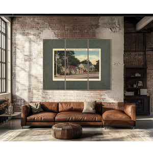 Mill Creek Auto Court The Dalles Oregon — vintage wall art by Bella Frye