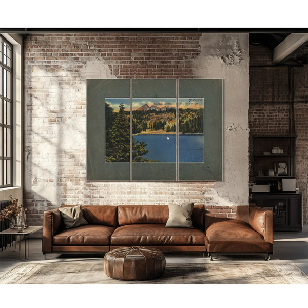 Todd Lake And Broken Top Near Bend Oregon — vintage wall art by Bella Frye