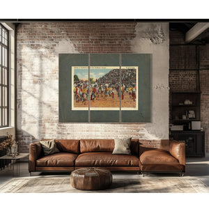 Indians At Pendleton Round Up Pendleton Oregon — vintage wall art by Bella Frye