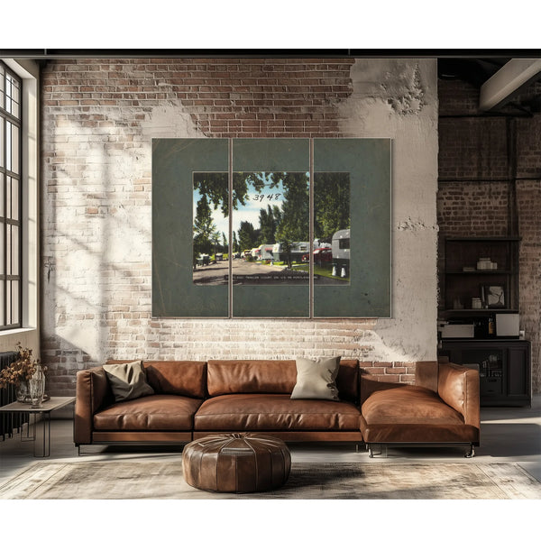Portland Trailer Court On Us 99 Portland Ore — vintage wall art by Bella Frye