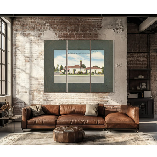Mel Wana Motel Portland Oregon — vintage wall art by Bella Frye