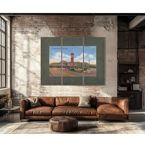 The Union Station Portland Oregon — vintage wall art by Bella Frye