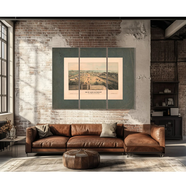 Fort Mchenry Baltimore Md 1861 — Framed Wall Art Room View | Bella Frye