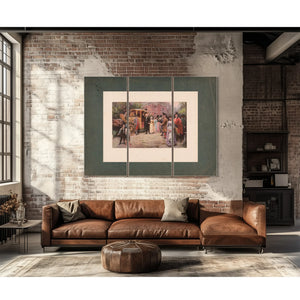 General Washington at Christ Church Easter Morning 1795 199 — Framed Wall Art Room View | Bella Frye