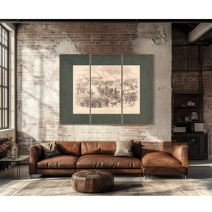 Battle of New Berne Nc 1885 — Framed Wall Art Room View | Bella Frye