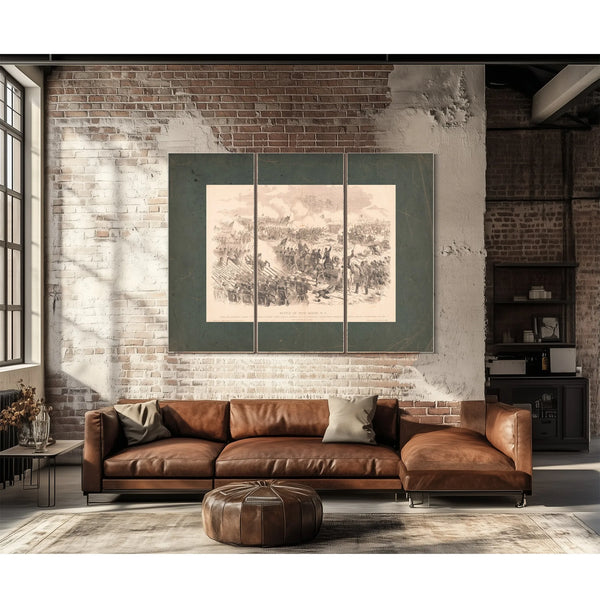 Battle of New Berne Nc 1885 — Framed Wall Art Room View | Bella Frye