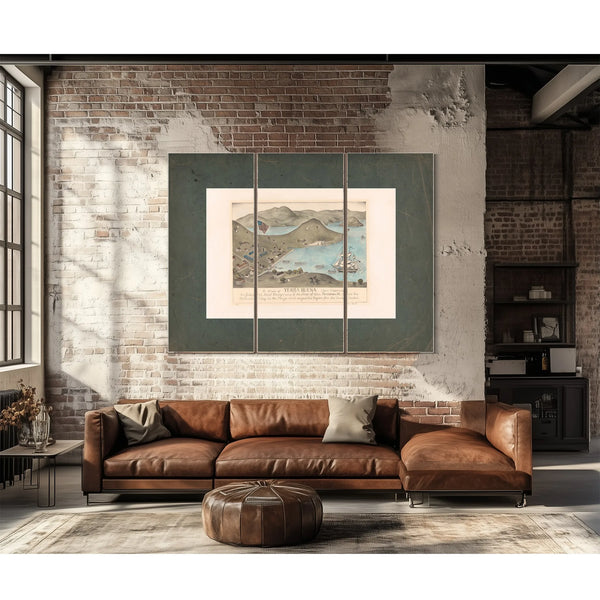a View of Yerba Buena San Francisco on July 9 1846 1933 — Framed Wall Art Room View | Bella Frye