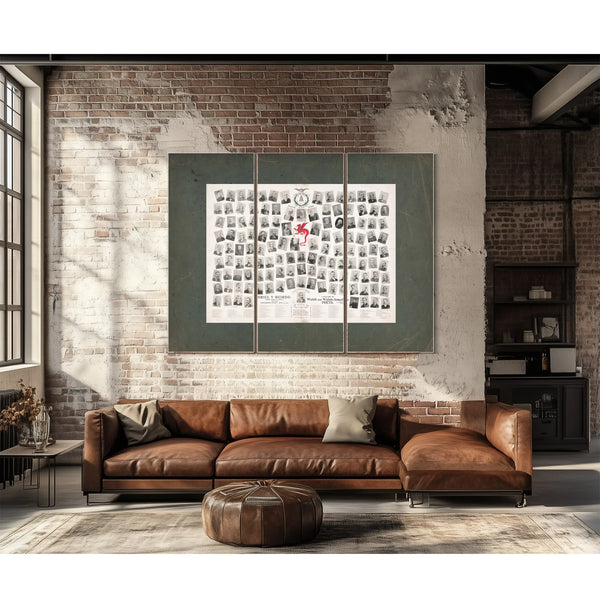 a Gallery of Welsh and Welsh American Poets 1893 — Framed Wall Art Room View | Bella Frye