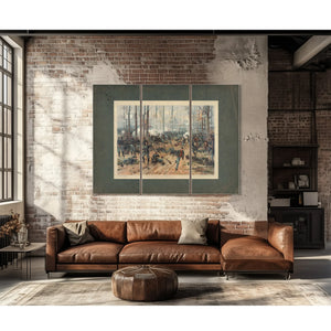 Battle of Shiloh 1888 — Framed Wall Art Room View | Bella Frye