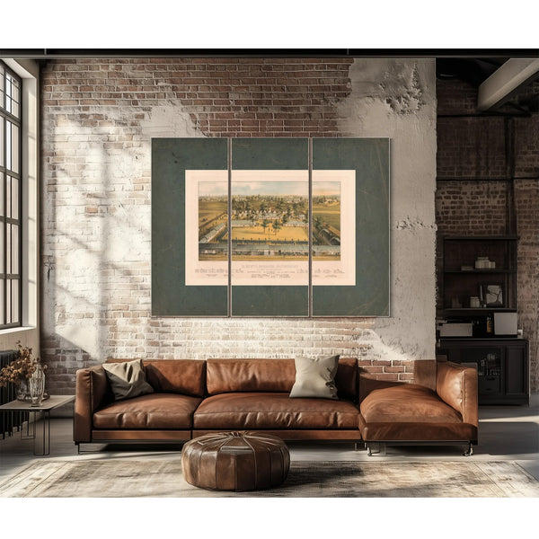 La Fayette Barracks Baltimore Md 1862 — Framed Wall Art Room View | Bella Frye