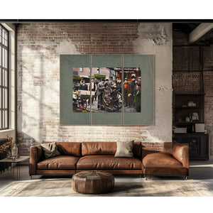 The Huddled Masses of Mulberry Bend — Framed Wall Art Room View | Bella Frye