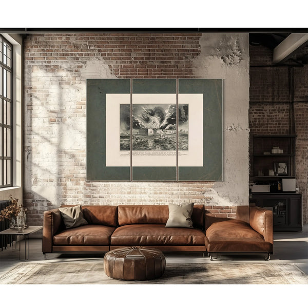 Bombardment of Fort Pulaski Cockspur Island Geo 1th 11th of April 1862 186 — Framed Wall Art Room View | Bella Frye