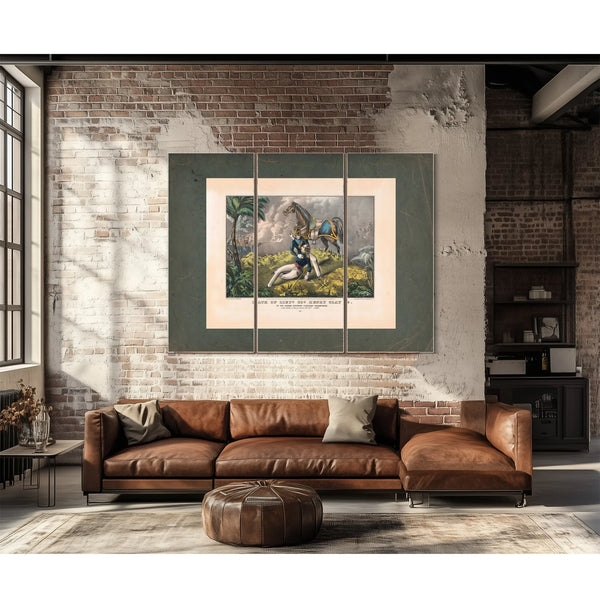 Death of Lieut Col Henry Clay Jr of the Second Regiment Kentucky Volunteers — Framed Wall Art Room View | Bella Frye
