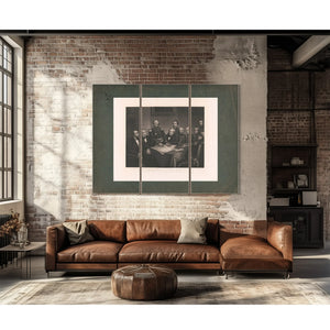 a Council of War in 61 19th Century — Framed Wall Art Room View | Bella Frye