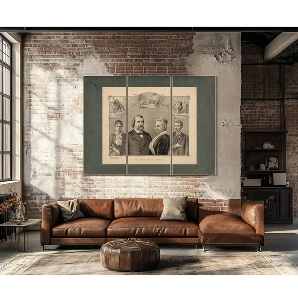 General John Alexander Logan Family 1887 — Framed Wall Art Room View | Bella Frye
