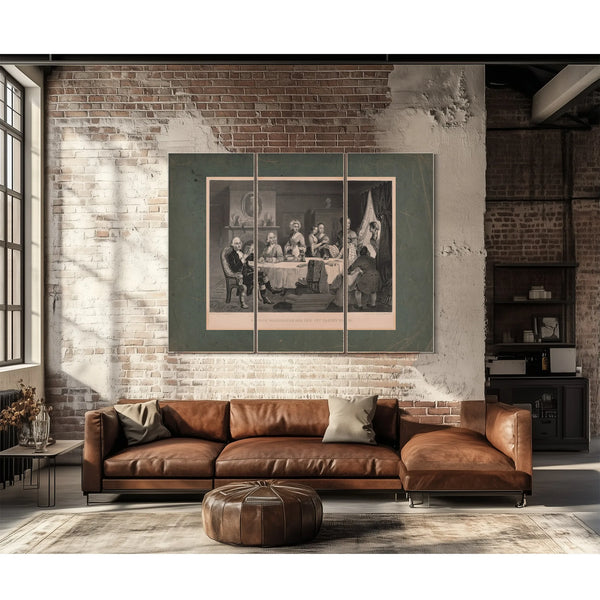 George Washington and the Spy Harvey Birch 184 185 — Framed Wall Art Room View | Bella Frye