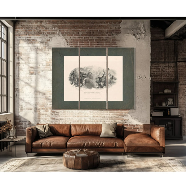 Emancipation 1867 — Framed Wall Art Room View | Bella Frye