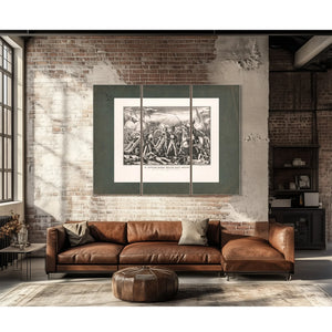 A Little More Grape Capt Bragg General Taylor at the Battle of Buena Vista Feb — Framed Wall Art Room View | Bella Frye