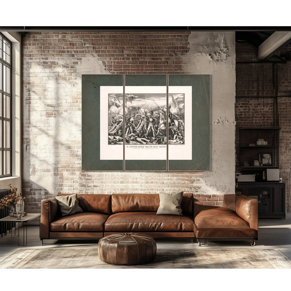 A Little More Grape Capt Bragg General Taylor at the Battle of Buena Vista Feb — Framed Wall Art Room View | Bella Frye