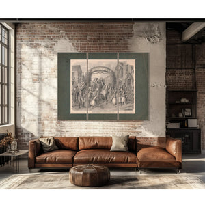 George Washington Entering Trenton 1789 197 — Framed Wall Art Room View | Bella Frye