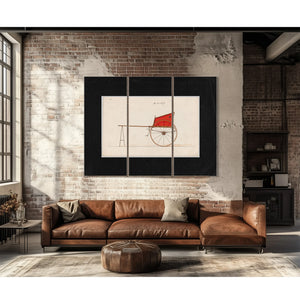 Mail Cart — Framed Wall Art Room View | Bella Frye