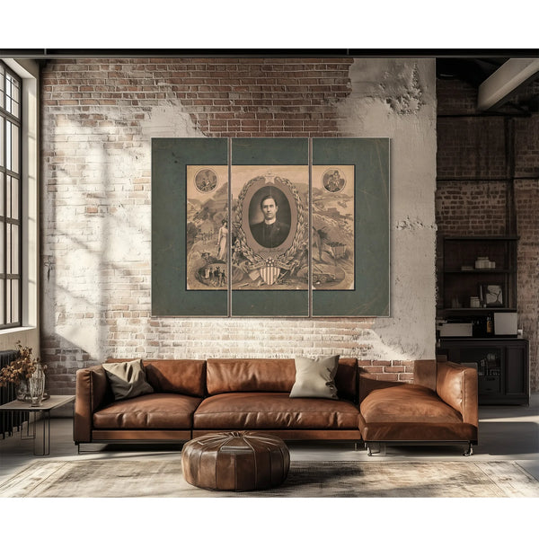 John Mitchell the Miners Champion 193 — Framed Wall Art Room View | Bella Frye