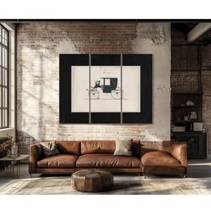 Design for Landaulet No 365 — Framed Wall Art Room View | Bella Frye