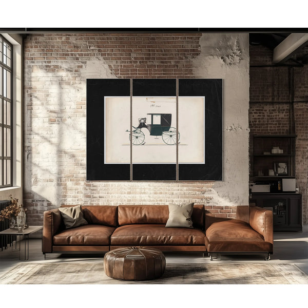 Design for Landaulet No 365 — Framed Wall Art Room View | Bella Frye