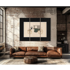 Design for Landaulet No 4211 — Framed Wall Art Room View | Bella Frye